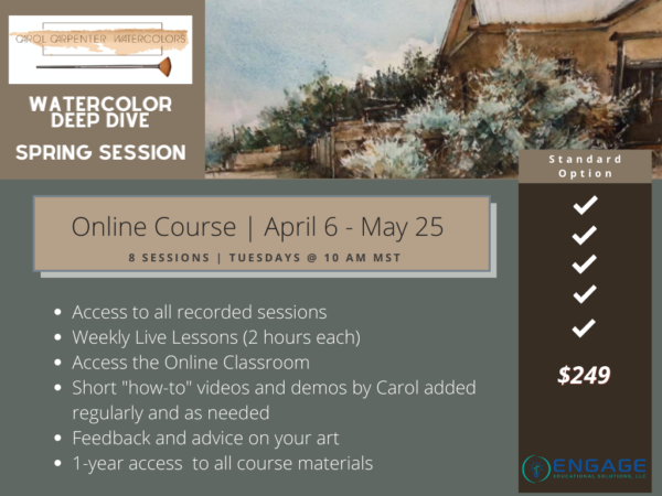 Carol Carpenter - Watercolor Deep Dive (Spring 2021)